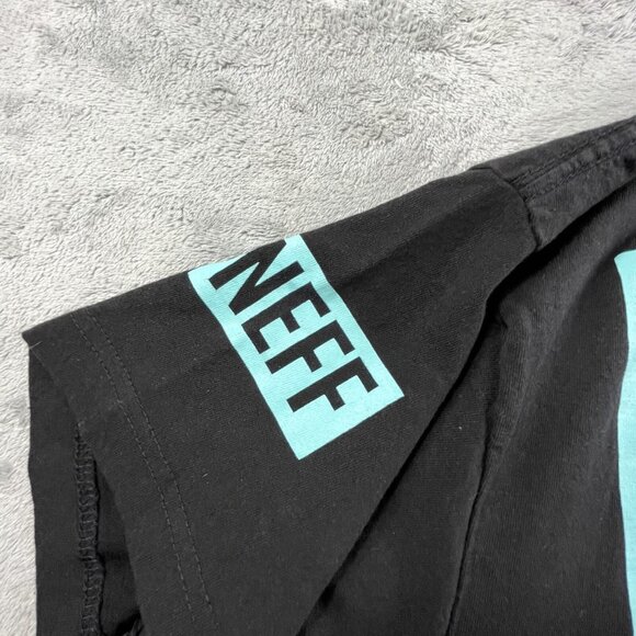 Disney Collection By NEFF Shirt Men's Medium Black Short Sleeve Mickey Mouse - Picture 4 of 9